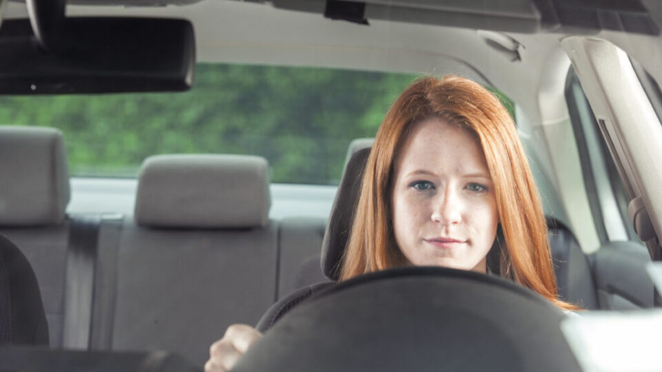 Teenager with car